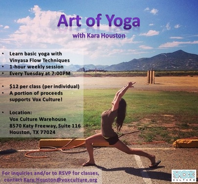 Art of Yoga flyer